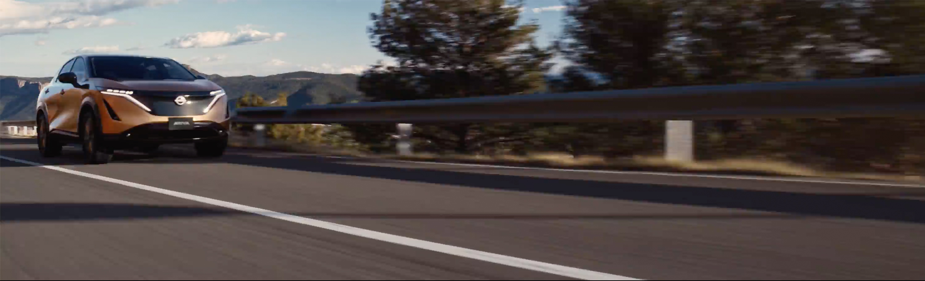 Video of Ariya autonomous driving